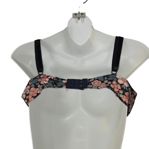 Chinese Laundry Los Angeles 36C Floral Bra Back Closure Padded - Picture 3 of 8
